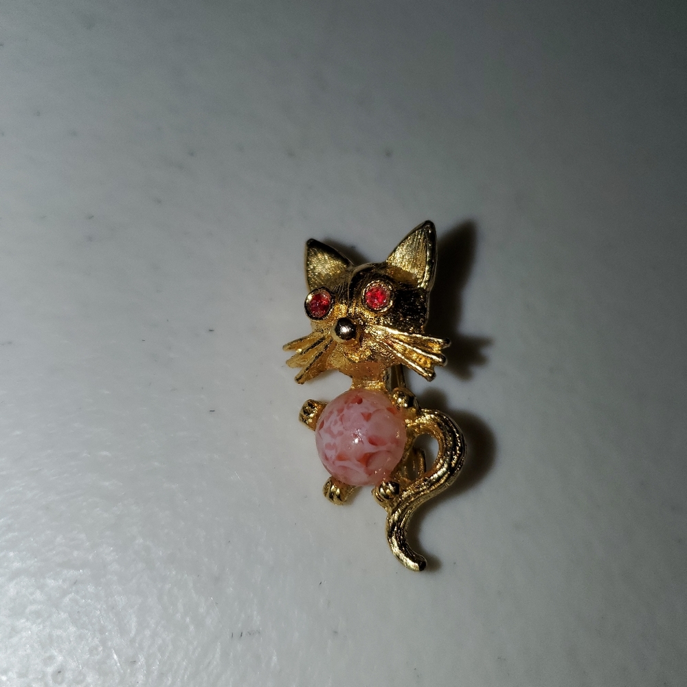 Pink Cat Pin